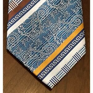 Daniel Ellissa Blue 100% Polyester Men’s Neck Tie Made In China